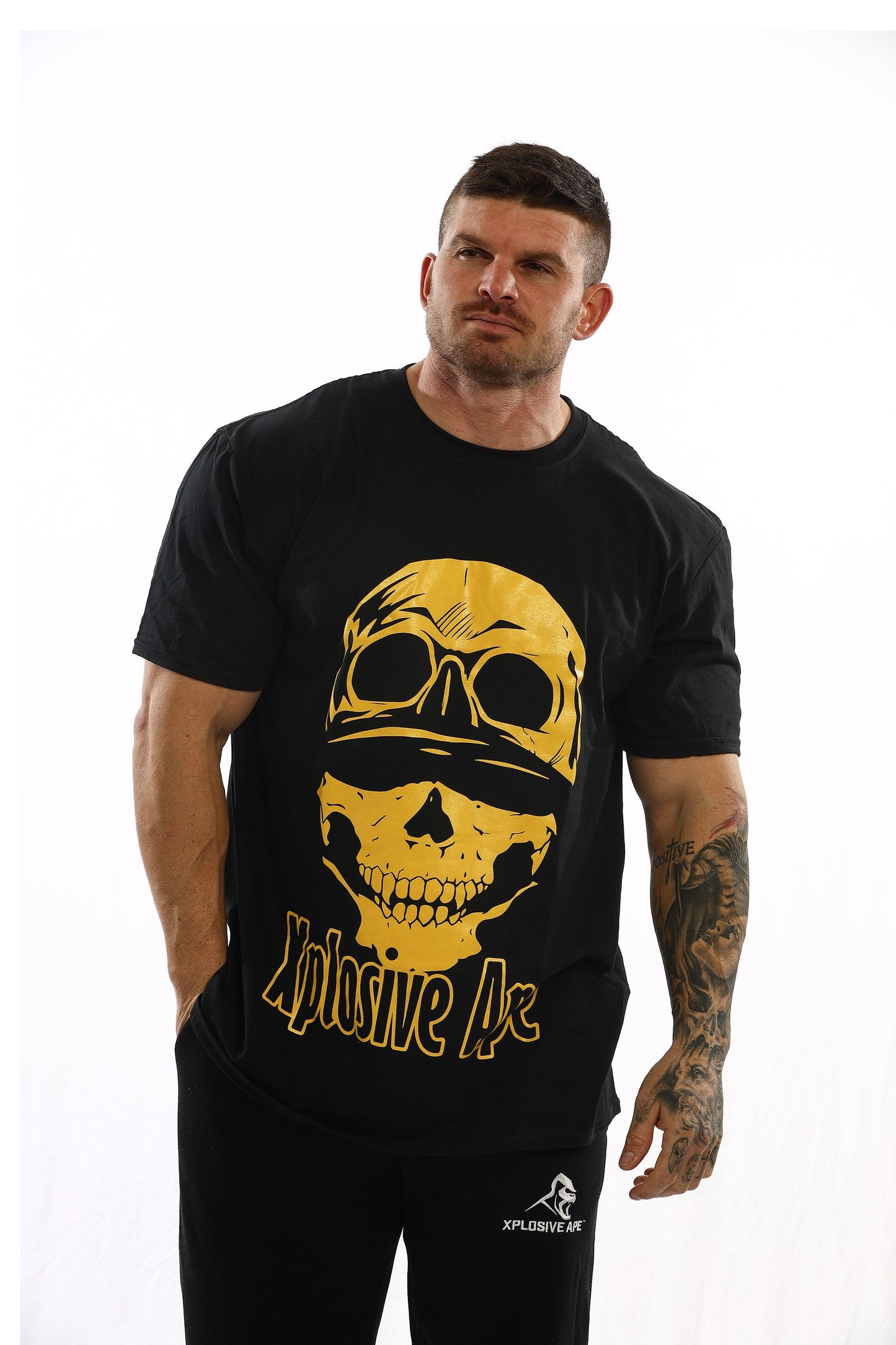 XAPE 'GOLDEN SKULLS' HOODIE + 2 TEE COMBO