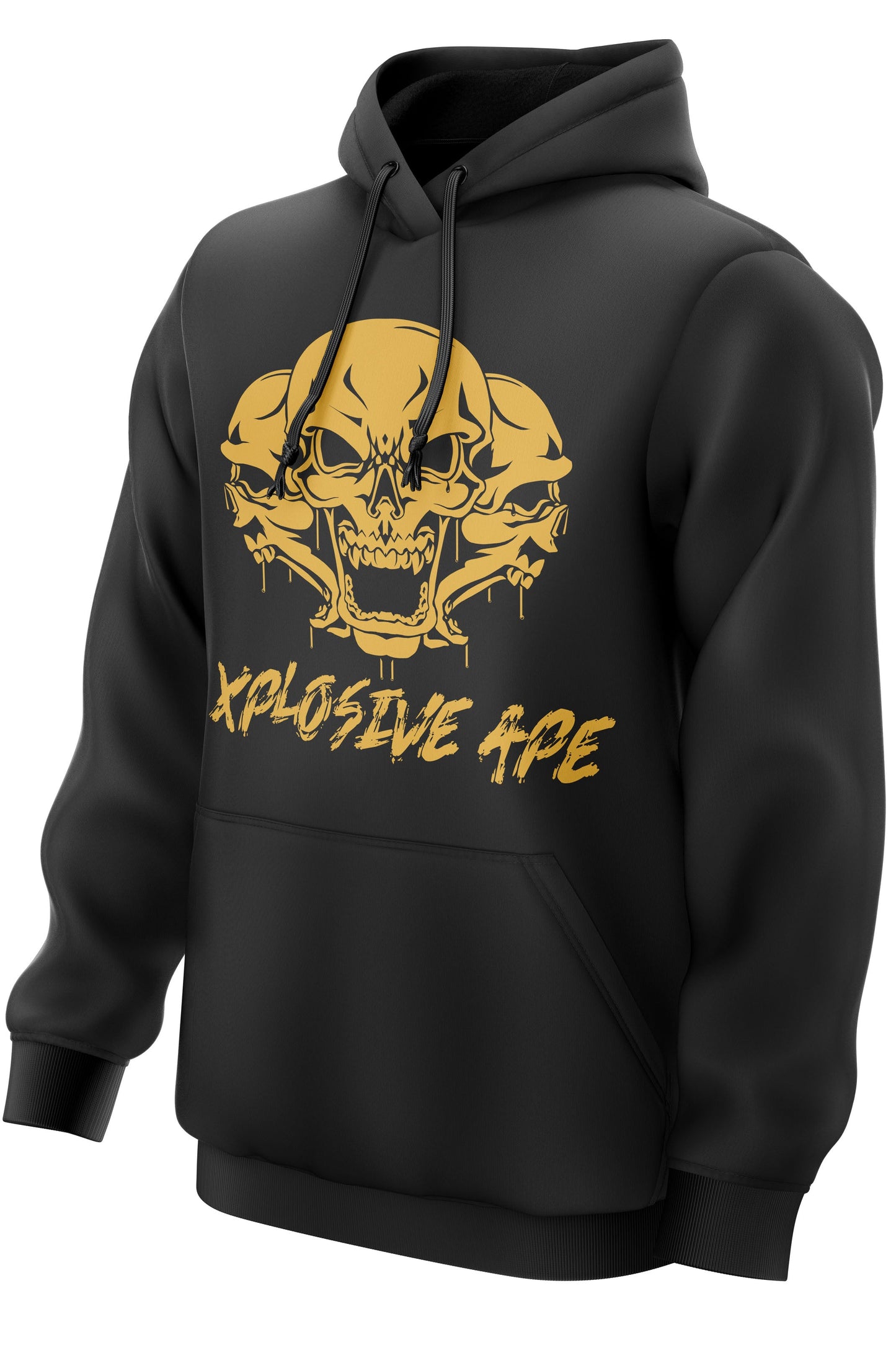 XAPE 'GOLDEN SKULLS' HOODIE + 2 TEE COMBO