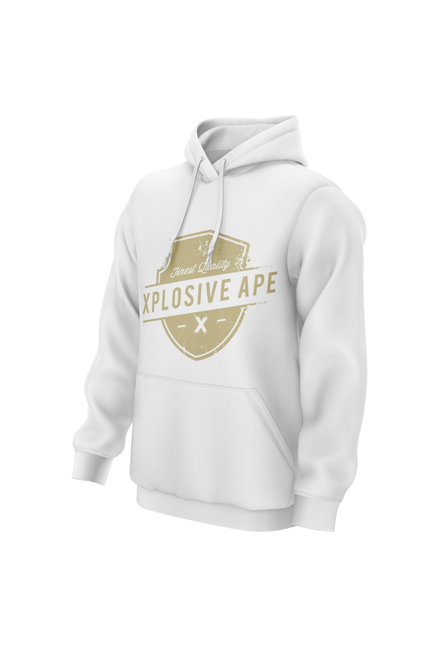 XAPE ARMED HOODIE - WHITE