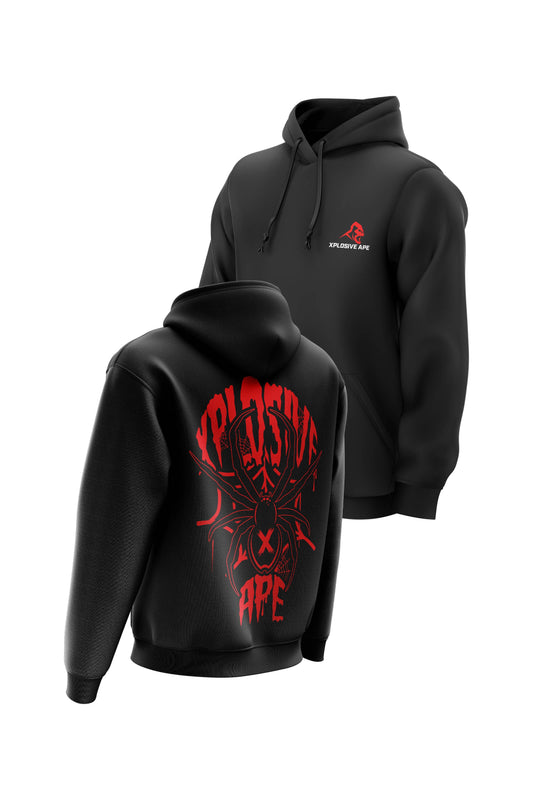 XAPE WIDOW HOODIE - BLACK