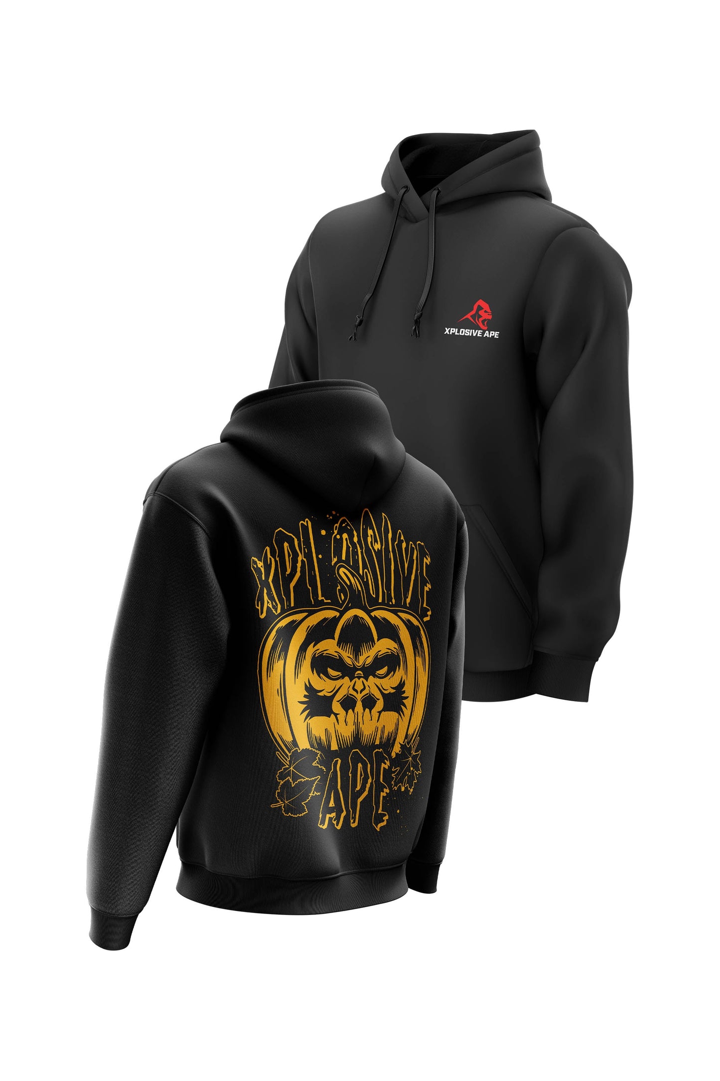 XAPE LANTERN HOODIE - BLACK