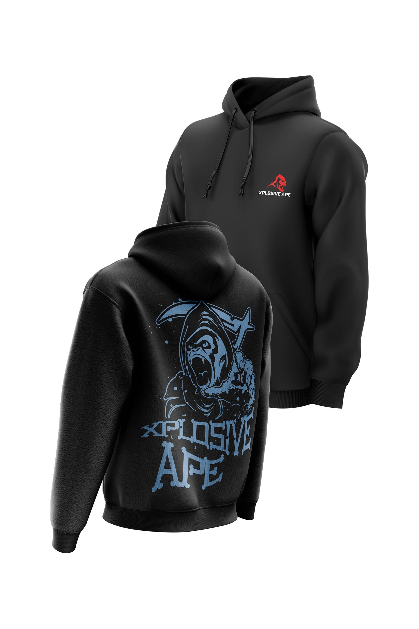 XAPE REAPER HOODIE - BLACK