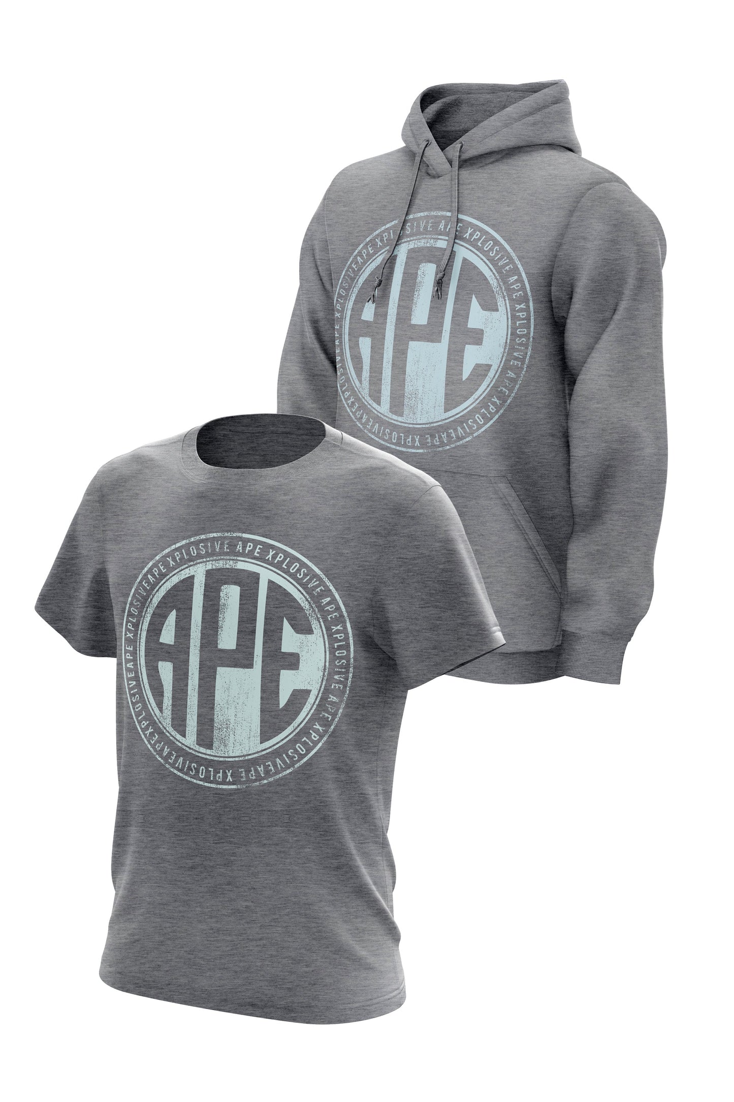 XAPE MONO ROUNDAL HOODIE & TEE COMBO