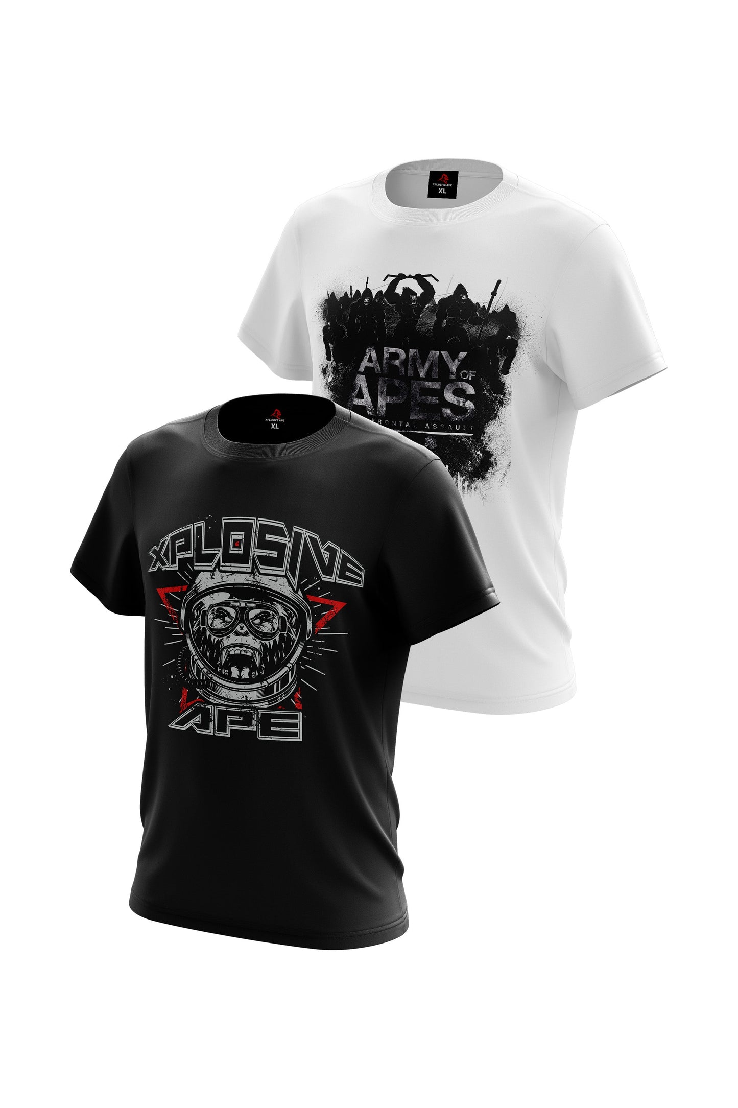 XAPE 'ARMY OF APES x OUTPOST' TWO TEES PACK