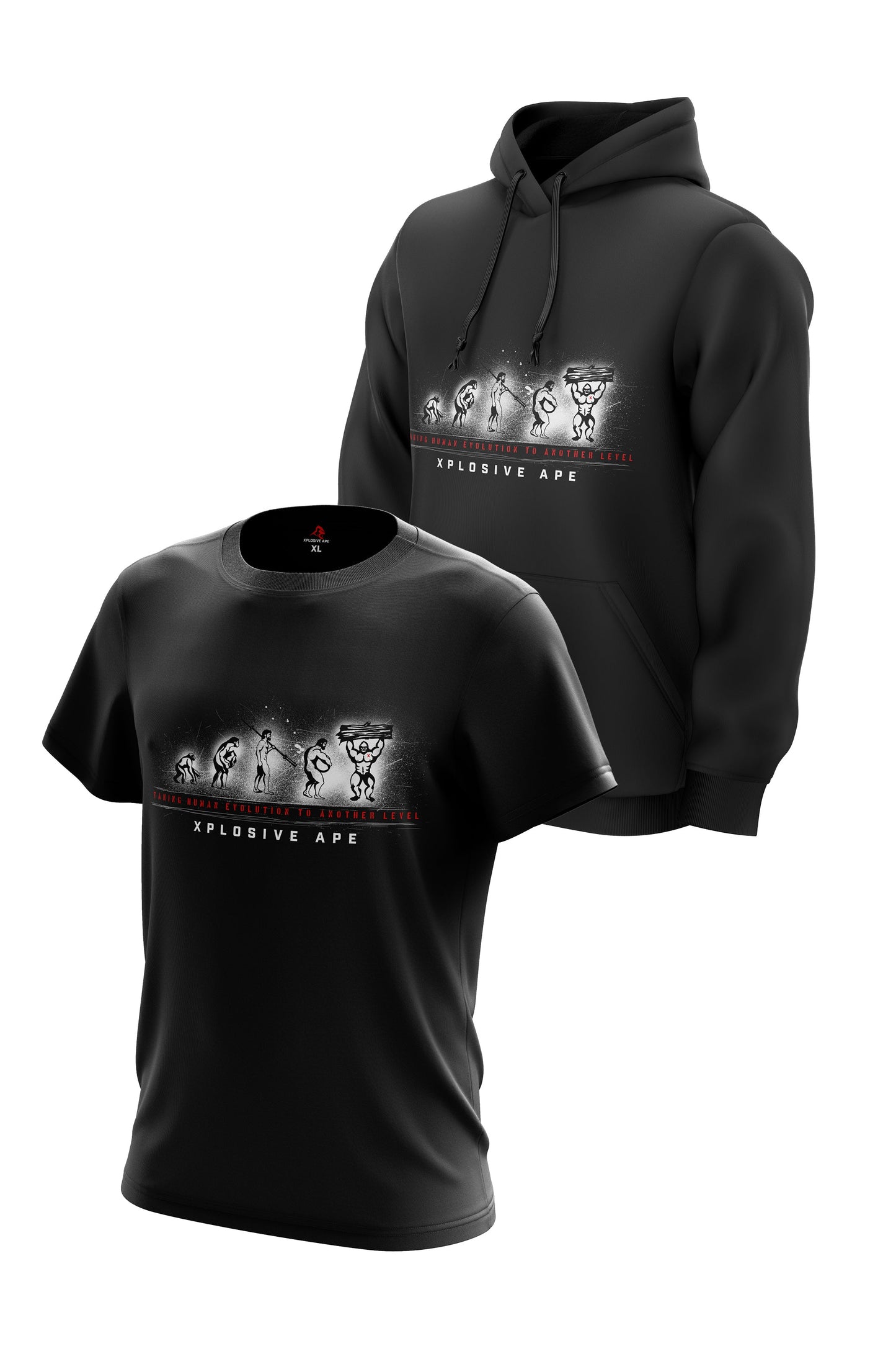 XAPE EVOLUTION TEE & HOODIE COMBO