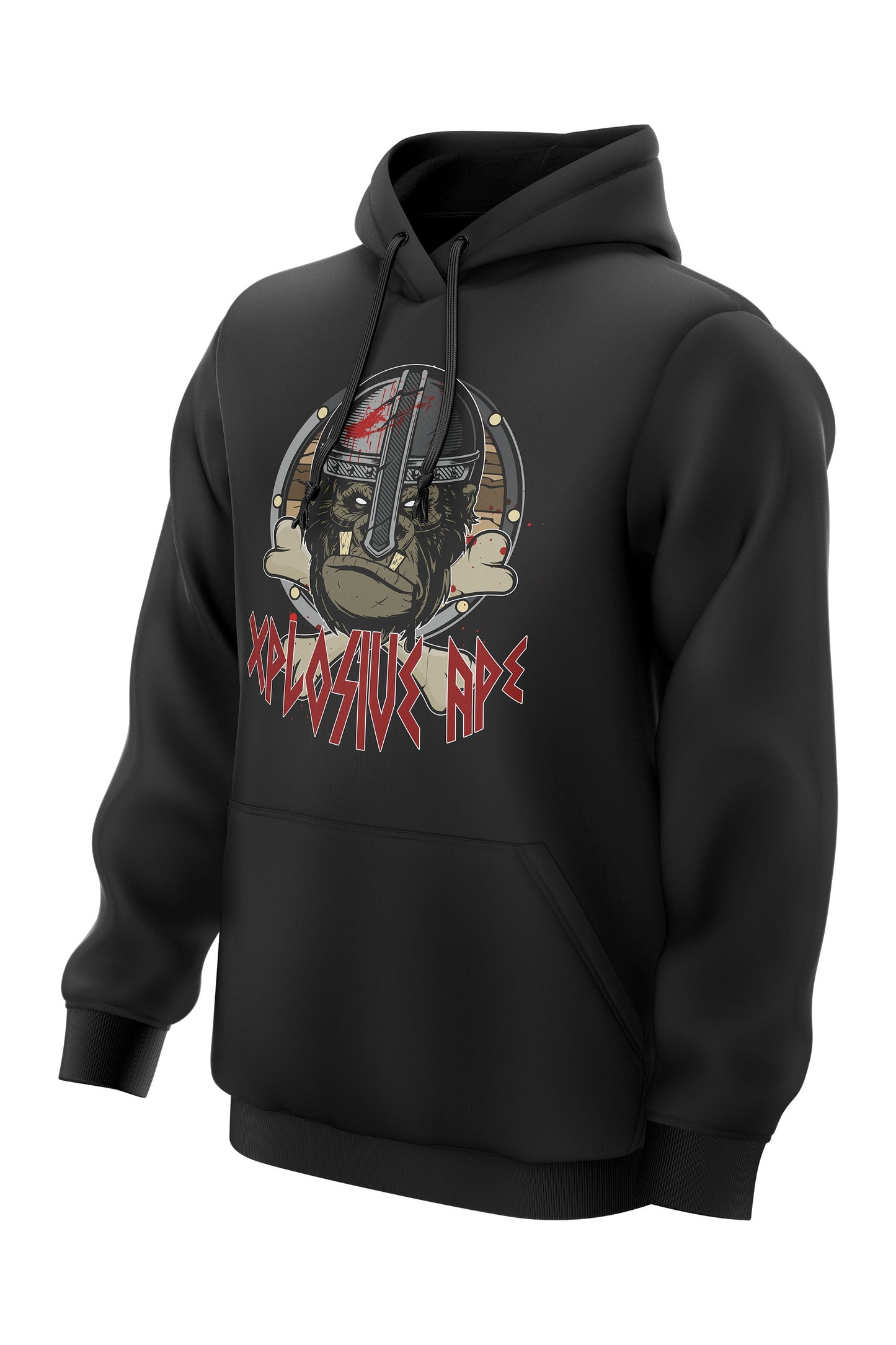 XAPE SAXON HOODIE & TEE COMBO - BLACK