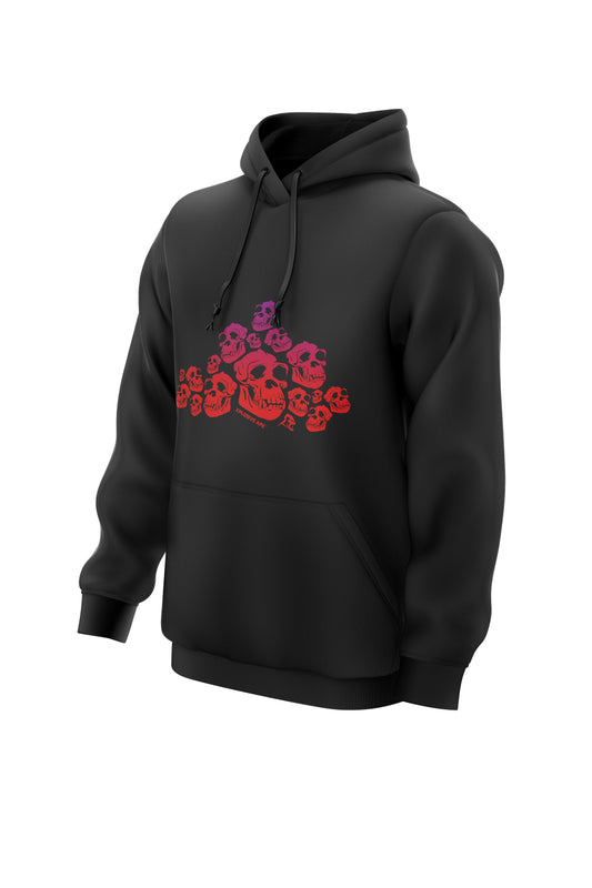 XAPE SKULLS HOODIE - BLACK