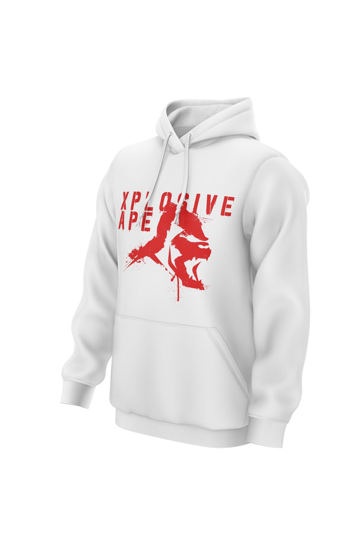 XAPE TAGGED HOODIE - WHITE