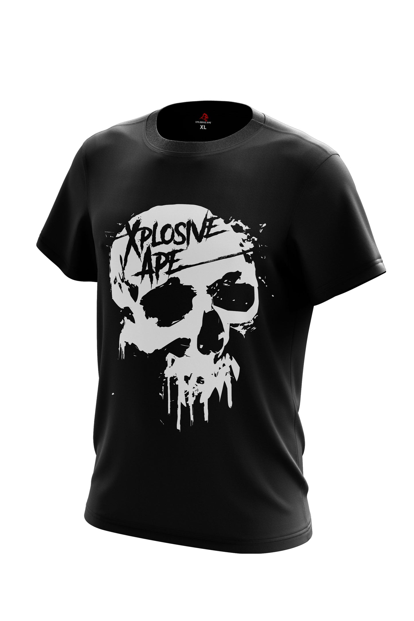 XAPE DRIPPING SKULL TEE & HOODIE COMBO - BLACK
