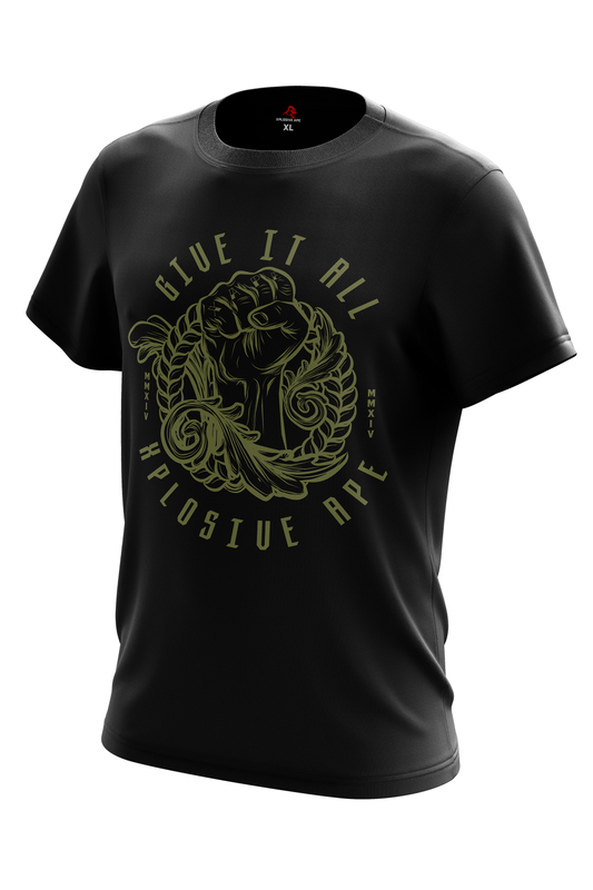 XAPE GIVE IT ALL TEE - BLACK