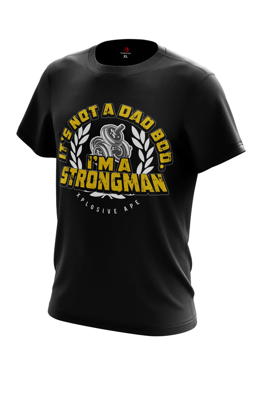 XAPE "I'M STRONGMAN"TEE  - BLACK