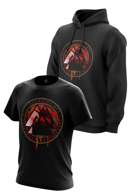 XAPE SPOILER HOODIE & TEE COMBO - BLACK