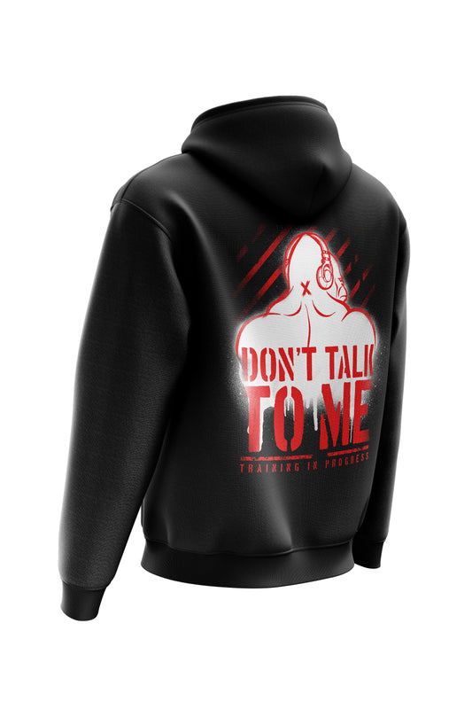 XAPE DON'T TALK TO ME BLACK HOODIE