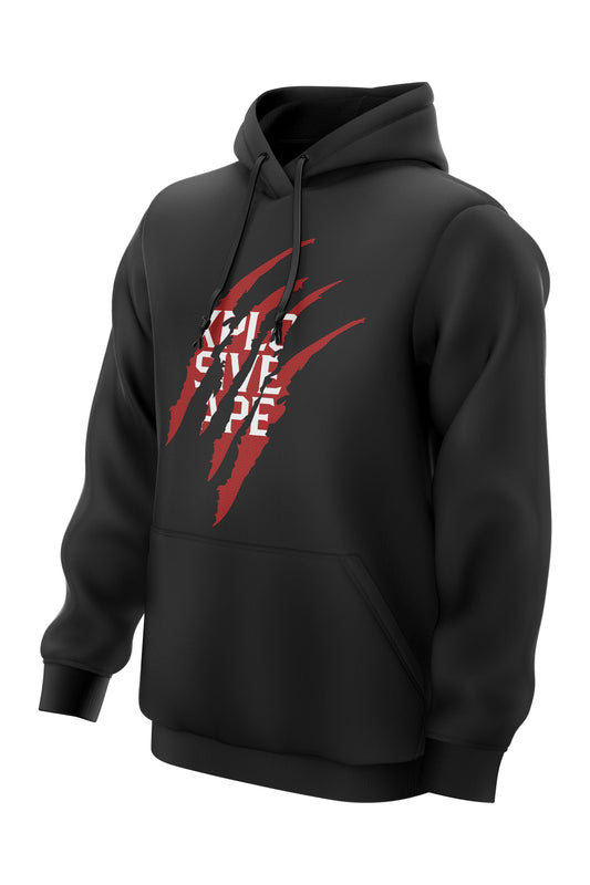 XAPE SLICER HOODIE - BLACK