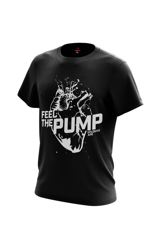 XAPE FEEL THE PUMP TEE - BLACK